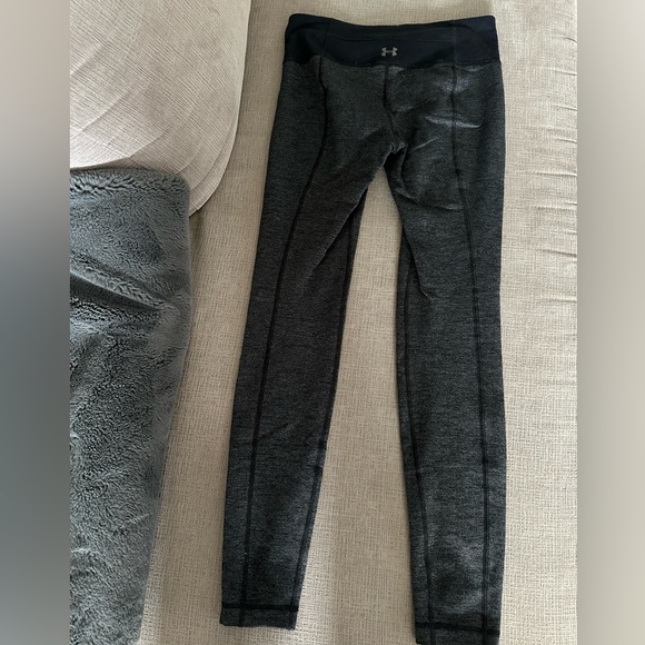 Under Armour grey black workout leggings - Picture 1 of 5
